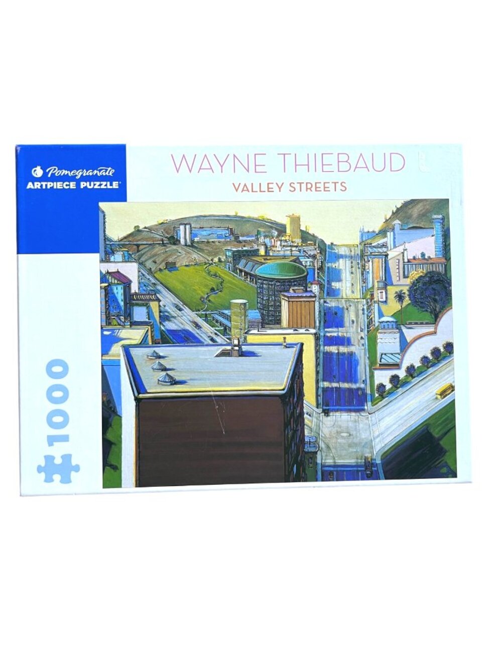 Wayne Thiebaud Valley Streets 1000-Piece Jigsaw Puzzle By Pomegranate